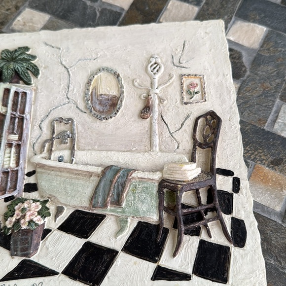 Vintage C Winterle Olson 3D
Scenic Bathroom Wall Art
Hanging Picture Signed - Picture 5 of 13